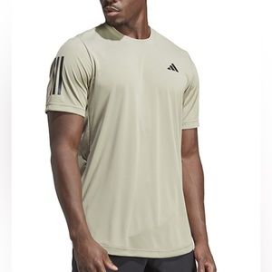 #23 NWT Adidas Club 3 stripe tennis t shirt men’s medium